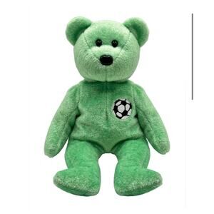 TY BEANIE BABY VERY RARE KICKS BEAR Collectible with tag Error